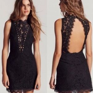 Free people black mini dress
